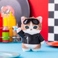 Japan Mofusand Mascot Holder - Mofusand Diner Leather Jacket Cat - 2