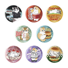 Japan Mofusand Secret Glitter Can Badge - Mofusand Diner Cat Blind Box