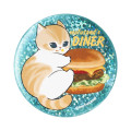 Japan Mofusand Secret Glitter Can Badge - Mofusand Diner Cat Blind Box - 6
