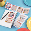 Japan Mofusand Flip Memo Sticky Notes - Mofusand Diner Cat - 2