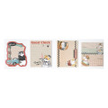 Japan Mofusand Flip Memo Sticky Notes - Mofusand Diner Cat - 6