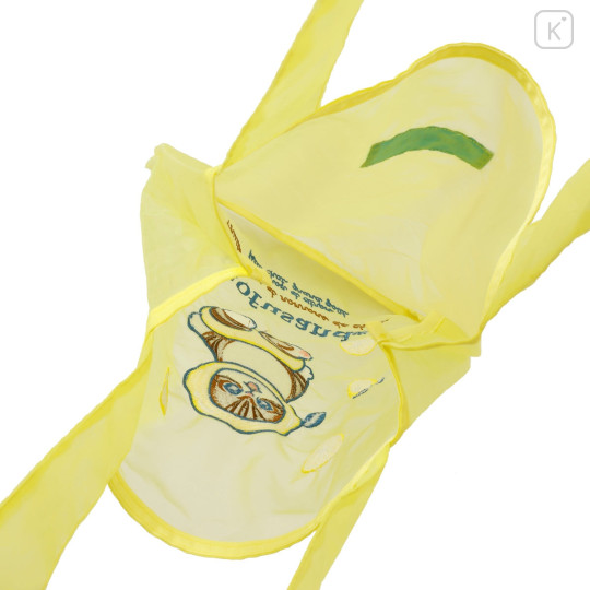 Japan Mofusand Organza Mini Tote Bag - Fruit Cat Lemon - 7