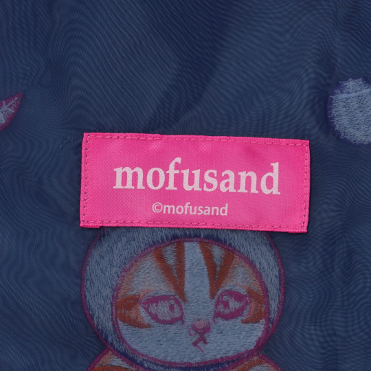 Japan Mofusand Organza Mini Tote Bag - Fruit Cat Blueberry - 5
