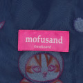 Japan Mofusand Organza Mini Tote Bag - Fruit Cat Blueberry - 5