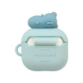 Japan Mofusand AirPods 4 Silicone Case - Shark Cat Blue - 2