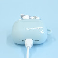 Japan Mofusand AirPods 4 Silicone Case - Shark Cat Blue - 3