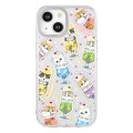 Japan Mofusand Camera Frame iPhone 15 / 14 / 13 Case - Cream Soda Cat Glitter - 1
