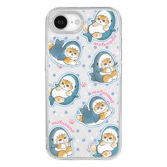 Japan Mofusand Camera Frame iPhone 16e Case - Shark Cat Glitter