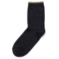 Japan Mofusand Crew Socks - Sushi Cat Egg Gunkan Black - 4
