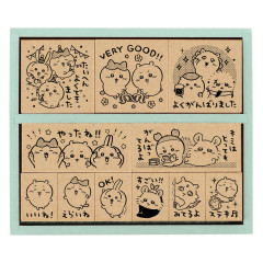 Japan Chiikawa Wooden Reward Stamp Set - Chiikawa : Characters Party