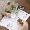 Japan Chiikawa Wooden Reward Stamp Set - Chiikawa : Characters Party - 2