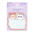 Japan Chiikawa Die-cut Sticky Notes - Furuhonya Kani-chan & Momonga : Onsen Hot Spring - 1