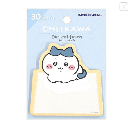 Japan Chiikawa Die-cut Sticky Notes - Hachiware : Relax - 3