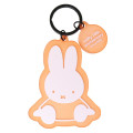 Japan Miffy Acrylic Keychain - Miffy : 70th Anniversary Orange Sitting - 1