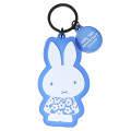 Japan Miffy Acrylic Keychain - Miffy : 70th Anniversary Blue Flower Dress - 1