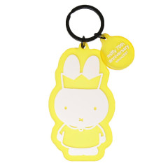 Japan Miffy Acrylic Keychain - Miffy : 70th Anniversary Yellow Crown