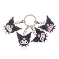 Japan Sanrio Acrylic Keychain - Kuromi : Funny Face - 1
