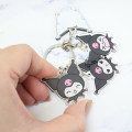 Japan Sanrio Acrylic Keychain - Kuromi : Funny Face - 2