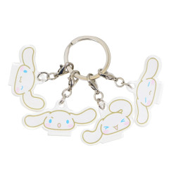 Japan Sanrio Acrylic Keychain - Cinnamoroll : Funny Face