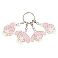 Japan Sanrio Acrylic Keychain - My Melody : Funny Face