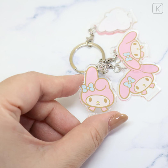 Japan Sanrio Acrylic Keychain - My Melody : Funny Face - 2