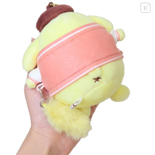 Japan Sanrio Mascot Holder - Pompompurin : Heart-pounding Memories Heisei Retro Y2K - 2