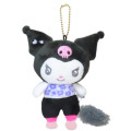Japan Sanrio Mascot Holder - Kuromi : Heart-pounding Memories Heisei Retro Y2K - 1