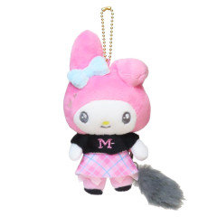 Japan Sanrio Mascot Holder - My Melody : Heart-pounding Memories Heisei Retro Y2K