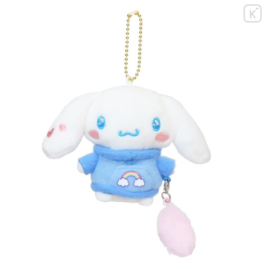 Japan Sanrio Mascot Holder - Cinnamoroll : Heart-pounding Memories Heisei Retro Y2K - 1