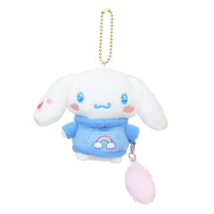 Japan Sanrio Mascot Holder - Cinnamoroll : Heart-pounding Memories Heisei Retro Y2K