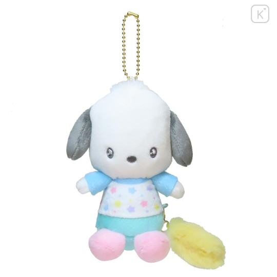 Japan Sanrio Mascot Holder - Pochacco : Heart-pounding Memories Heisei Retro Y2K - 1