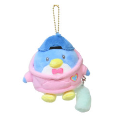 Japan Sanrio Mascot Holder - Tuxedo Sam : Heart-pounding Memories Heisei Retro Y2K