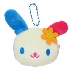 Japan Sanrio Mascot Mini Pouch - Usahana : Heart-pounding Memories Heisei Retro