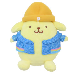 Japan Sanrio Plush Toy - Pompompurin : Heart-pounding Memories Heisei Retro