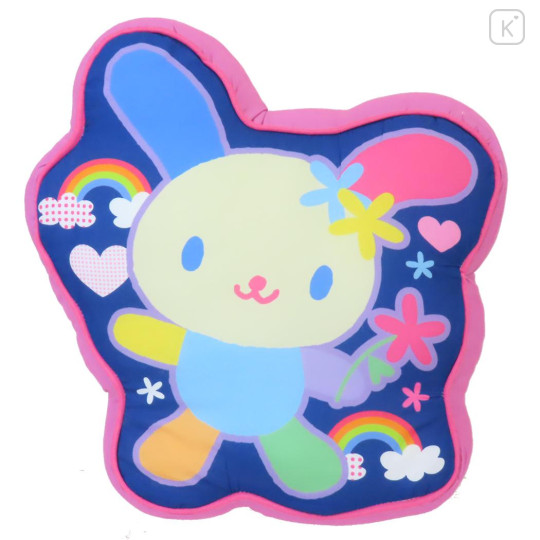 Japan Sanrio Die-cut Cushion - Usahana : Heart-pounding Memories Heisei Retro - 1