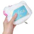 Japan Sanrio Plush Pass Case Pouch with Reel - Charmmy Kitty : Heart-pounding Memories Heisei Retro - 2