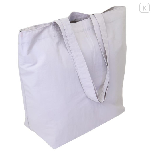 Japan Sanrio Tote Bag - Kuromi : Funny Face Light Purple - 2