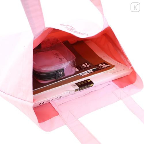 Japan Sanrio Tote Bag - My Melody : Funny Face Light Pink - 4