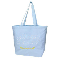 Japan Sanrio Tote Bag - Cinnamoroll : Funny Face Light Blue