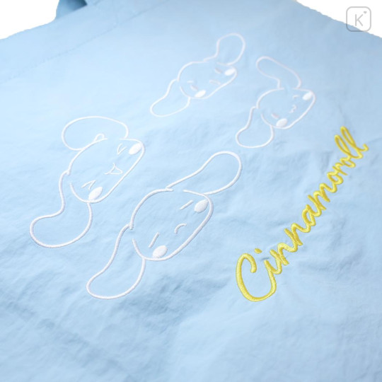 Japan Sanrio Tote Bag - Cinnamoroll : Funny Face Light Blue - 3