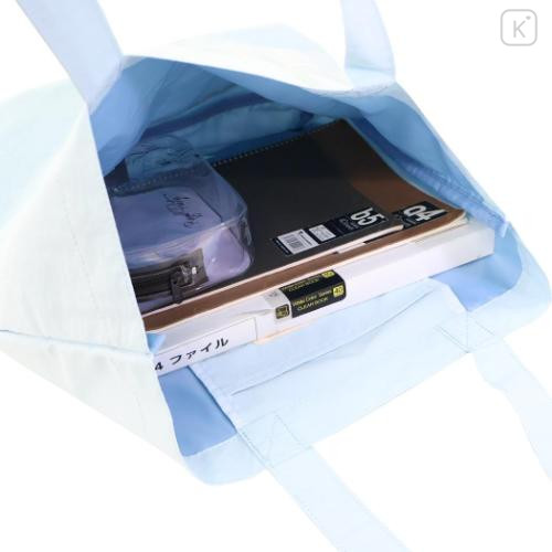 Japan Sanrio Tote Bag - Cinnamoroll : Funny Face Light Blue - 4