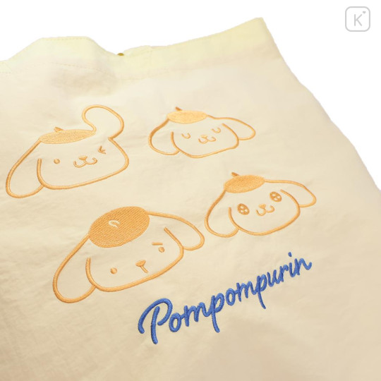 Japan Sanrio Tote Bag - Pompompurin : Funny Face Light Yellow - 3