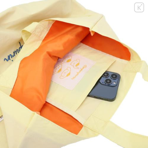 Japan Sanrio Tote Bag - Pompompurin : Funny Face Light Yellow - 5