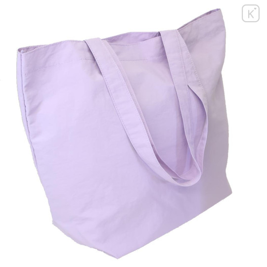 Japan Sanrio Tote Bag - Little Twin Stars : Funny Face Light Purple - 2