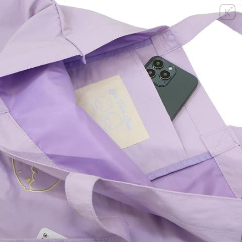 Japan Sanrio Tote Bag - Little Twin Stars : Funny Face Light Purple - 5