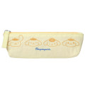 Japan Sanrio Slim Pen Pouch Pencil Case - Pompompurin : Funny Face Light Yellow - 1