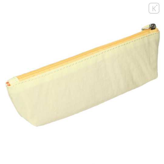 Japan Sanrio Slim Pen Pouch Pencil Case - Pompompurin : Funny Face Light Yellow - 2