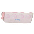 Japan Sanrio Slim Pen Pouch Pencil Case - Hello Kitty : Funny Face - 1