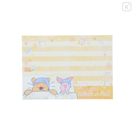 Japan Disney A6 Notepad - Piglet & Pooh : Dreamy - 3