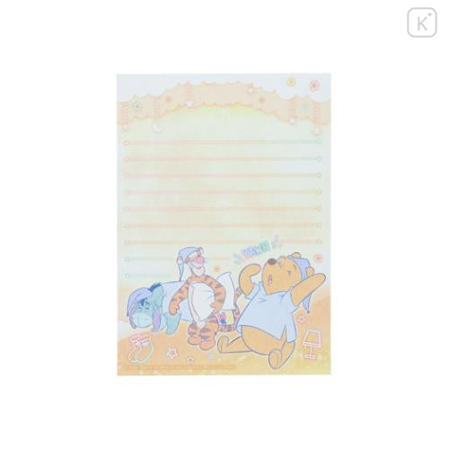 Japan Disney A6 Notepad - Piglet & Pooh : Dreamy - 4